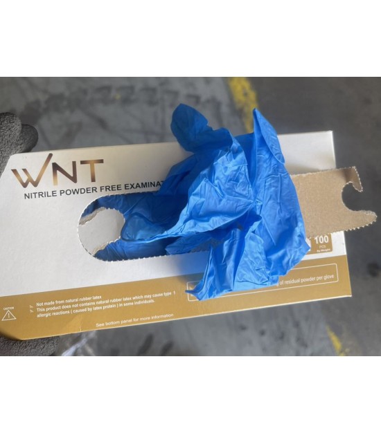 WNT Powder Free Disposable Nitrile Examination Gloves. 41900 Boxes. EXW Los Angeles